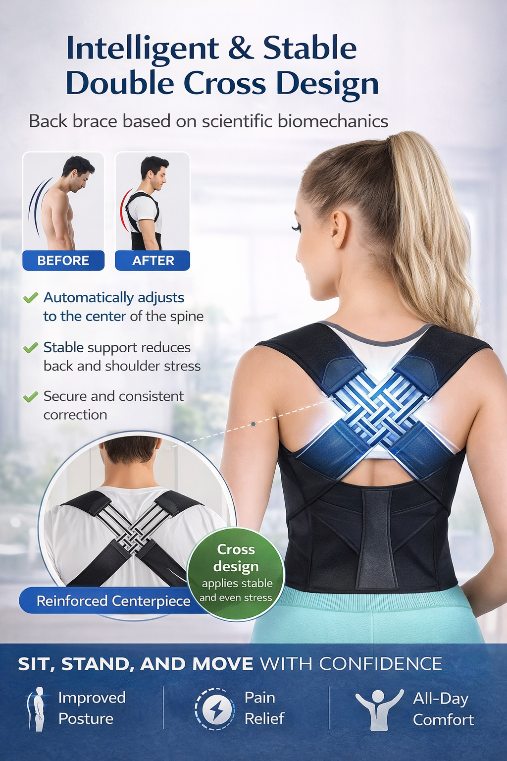 Adjustable Back Posture Corrector