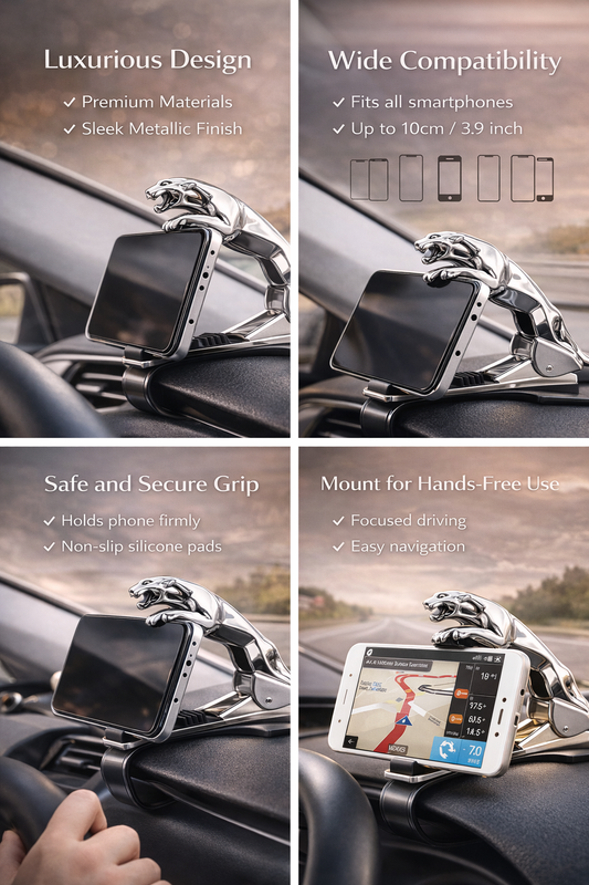 Jaguar Dashboard Phone Holder for Car